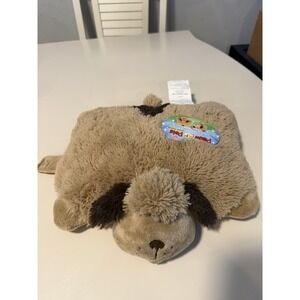 Pillow Pets Pee-wee Pee-wees Dog Plush Pillow Brown/Beige 100% Polyester